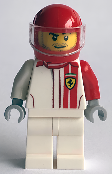 Минифигурка Lego Speed Champions Ferrari F40 Competizione Driver sc077 U